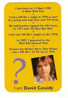 Music Trivia Card