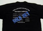 UK Tour 2001 Tshirt