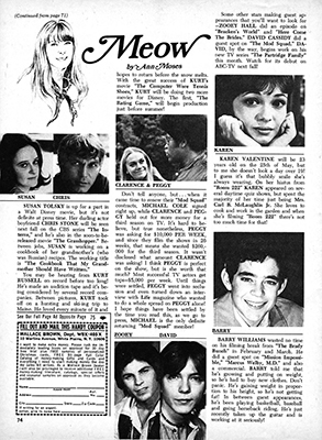 Tiger Beat June 1970