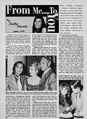 November 1970 Fave Magazine