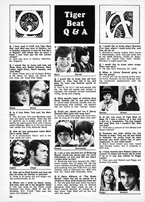 Tiger Beat November 1970