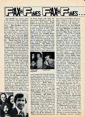 October 1970 Fave Magazine