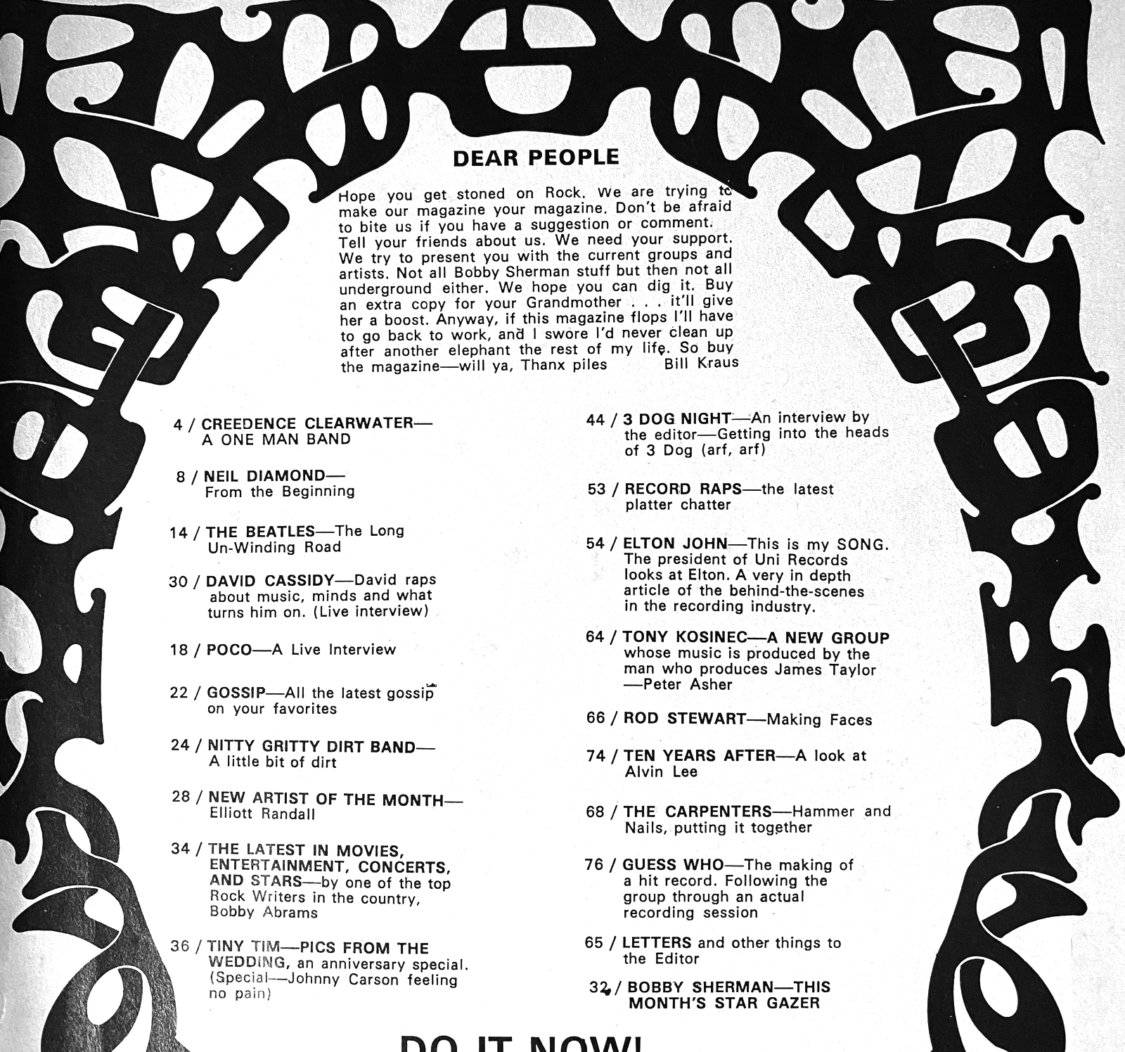 Rock Spectacular Magazine - Summer 1970