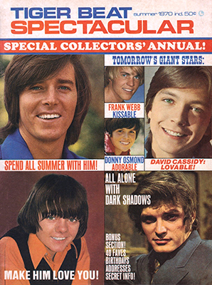 Tiger Beat Spectacular Summer 1970