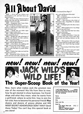 Tiger Beat Spectacular Summer 1970