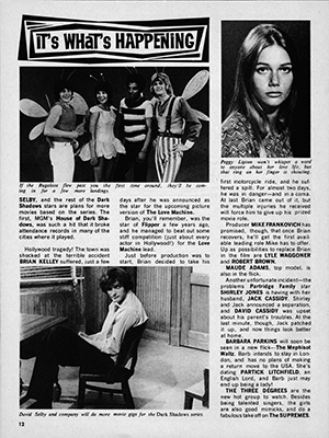 David Cassidy In Print - April 1971 Screen Scene magazine