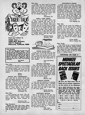 Tiger Beat April 1971