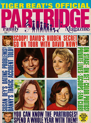 Tiger Beats Official Partridge Family Magazine - August 1971