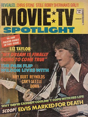 August 1971 Movie TV Spotlight Magazine