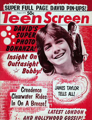 August 1971 Teen Screen Magazine