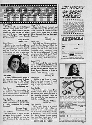 December 1971 Fave Magazine