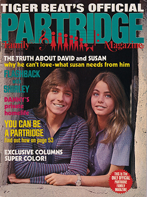 Tiger Beats Official Partridge Family Magazine - December 1971