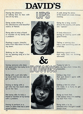 Tiger Beats Official Partridge Family Magazine - December 1971