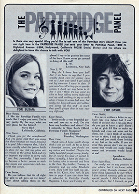 Tiger Beats Official Partridge Family Magazine - December 1971