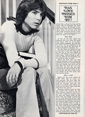 Tiger Beats Official Partridge Family Magazine - December 1971