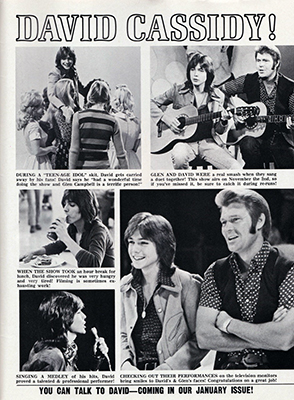 Tiger Beats Official Partridge Family Magazine - December 1971