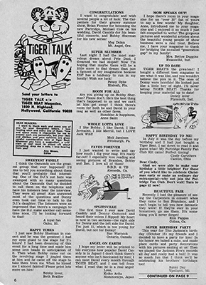 Tiger Beat December 1971
