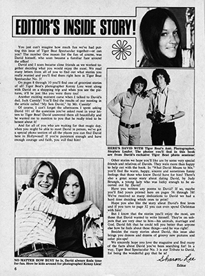 Tiger Beat Spectacular February 1971