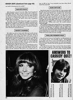 Tiger Beat Spectacular February 1971