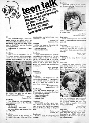 TeenLife Magazine January 1971