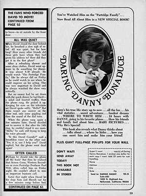 Tiger Beat Spectacular June 1971
