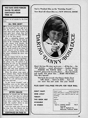 Tiger Beat Spectacular June 1971