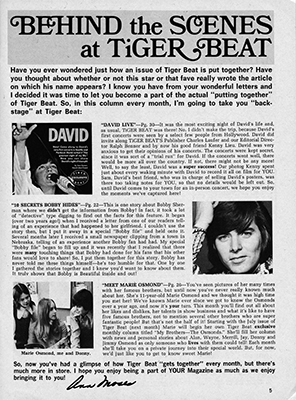 Tiger Beat June 1971