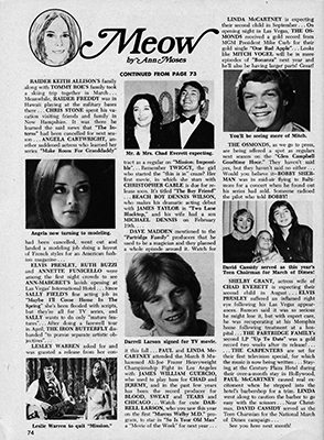 Tiger Beat June 1971