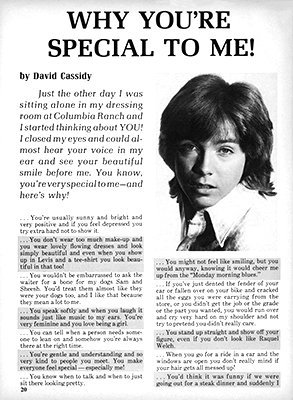 Tiger Beats Official Partridge Family Magazine - March 1971