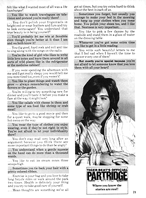 Tiger Beats Official Partridge Family Magazine - March 1971