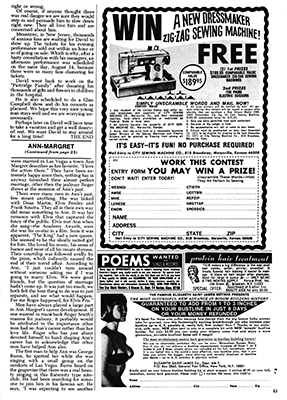November 1971 Movieland and TV Time Magazine