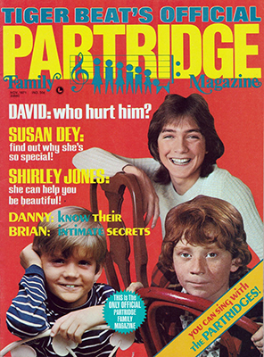 Tiger Beats Official Partridge Family Magazine - November 1971