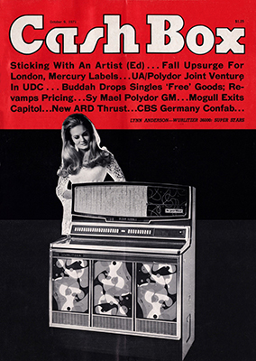 Cash Box magazine Oct 1971