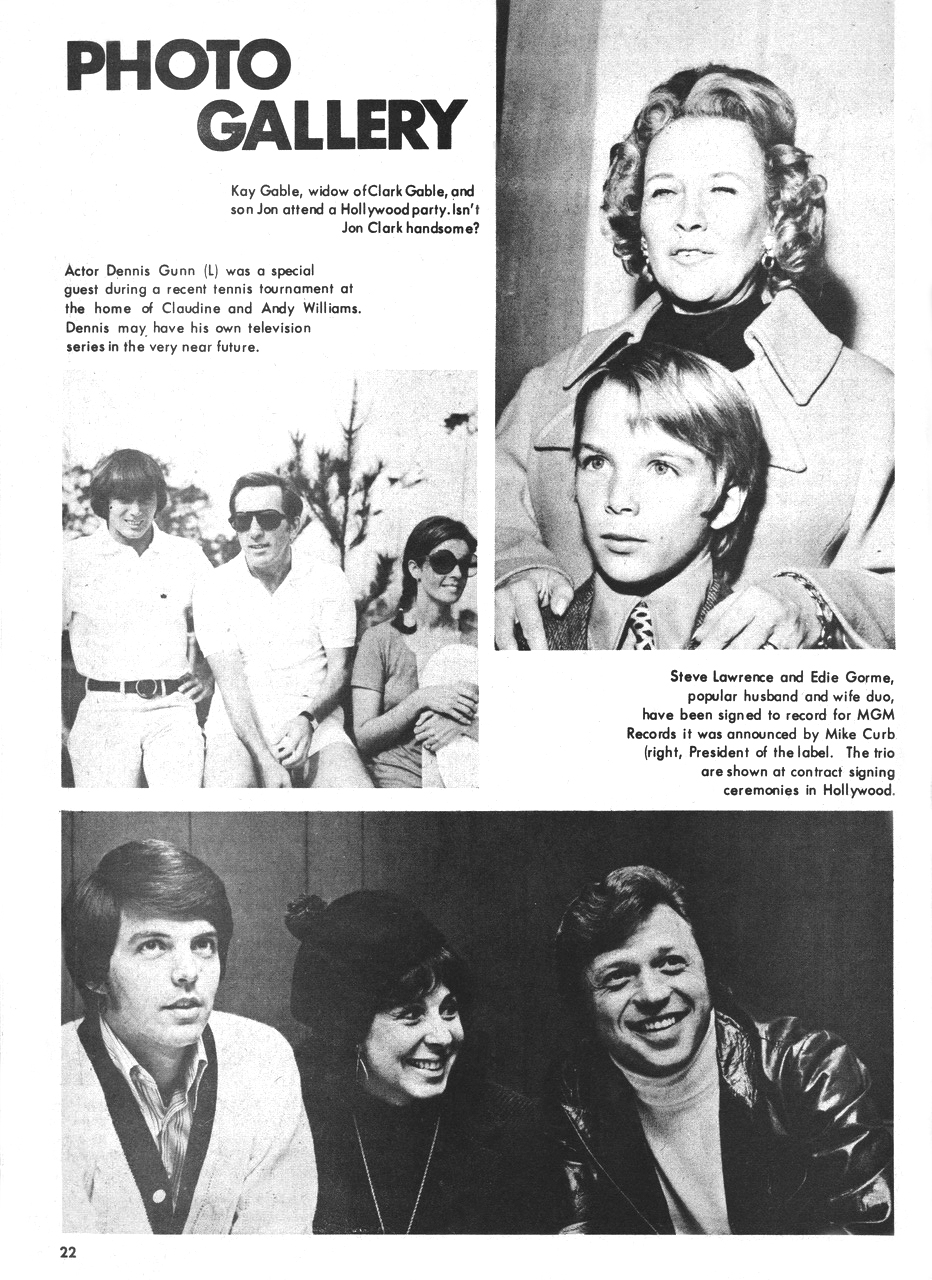 October 1971 Movie TV Spotlight Magazine