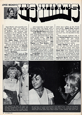 August 1971 Movie TV Spotlight Magazine