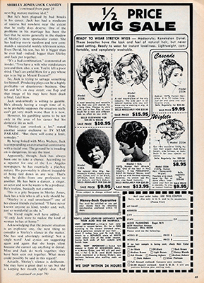 August 1971 Movie TV Spotlight Magazine