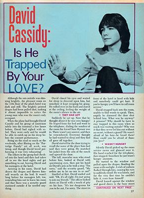 Tiger Beat Spectacular October 1971