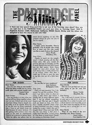 Tiger Beats Official Partridge Family Magazine - October 1971