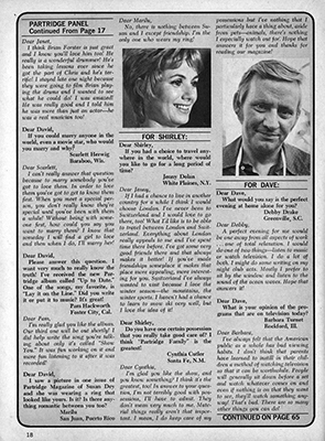 Tiger Beats Official Partridge Family Magazine - October 1971