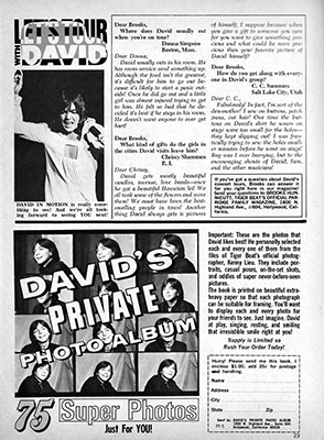 Tiger Beats Official Partridge Family Magazine - October 1971