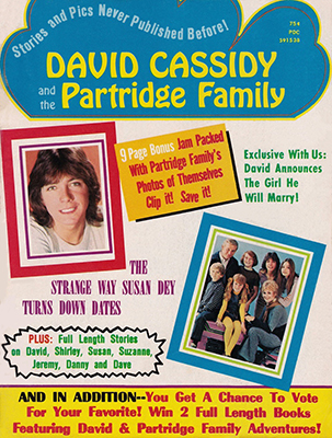 David Cassidy and The Partridge Family magazine