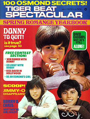 Tiger Beat Spectacular April 1972