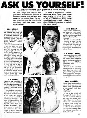 Tiger Beat Spectacular April 1972