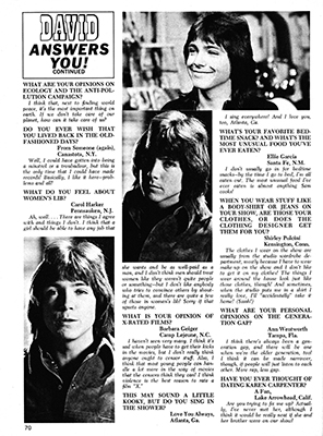 Tiger Beat April 1972