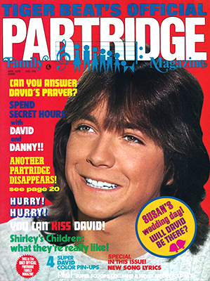 Tiger Beats Official Partridge Family Magazine - April 1972