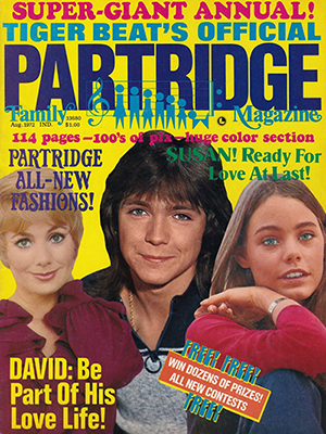 Tiger Beats Official Partridge Family Magazine - August 1972