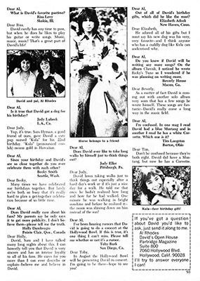 Tiger Beats Official Partridge Family Magazine - August 1972