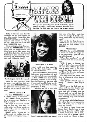 Tiger Beats Official Partridge Family Magazine - August 1972