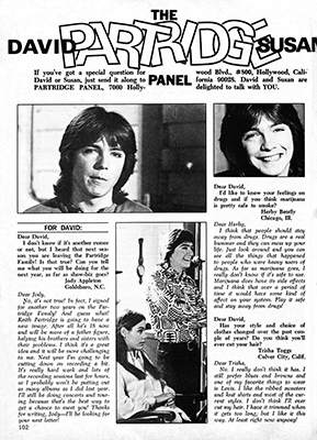 Tiger Beats Official Partridge Family Magazine - August 1972