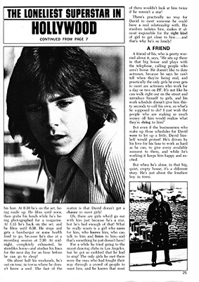 Tiger Beats Official Partridge Family Magazine - August 1972